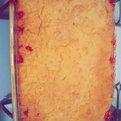 A picture of Cherry Cobbler.