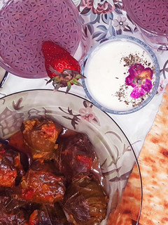 عکسی از دستور دلمه برگ مو