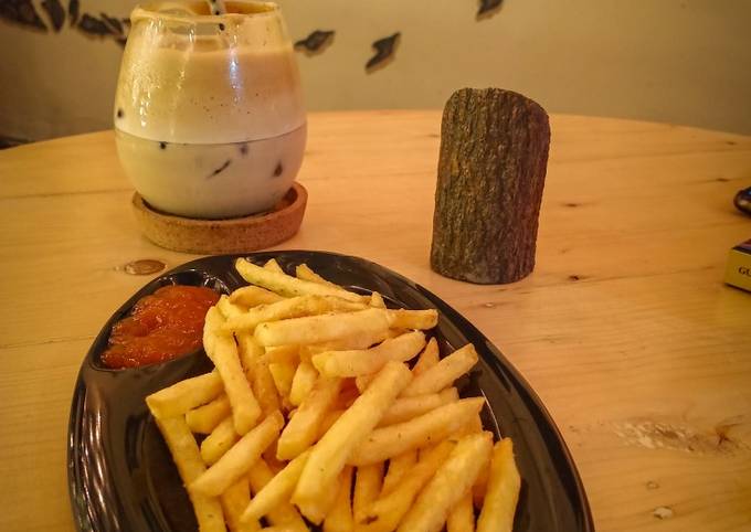 Anti Ribet, Bikin French fries(kentang goreng krispi) Enak Dan Mudah