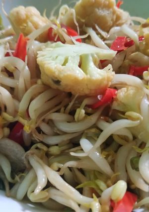 Foto resep Tumis Toge Kembang Kol simple and Praktis