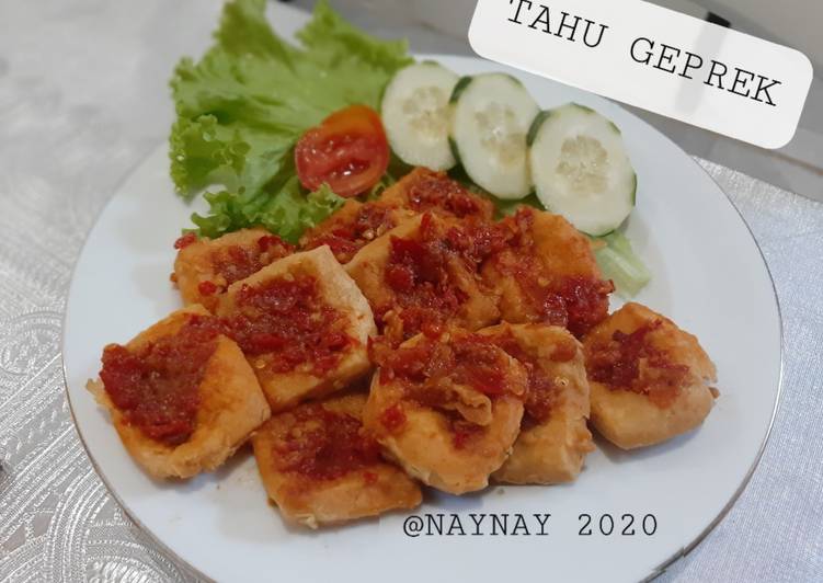 Tahu Crispy Geprek