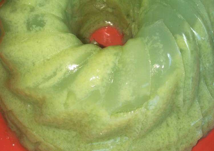 Bumbu Puding lumut hijau pandan | Bahan Membuat Puding lumut hijau pandan Yang Paling Enak