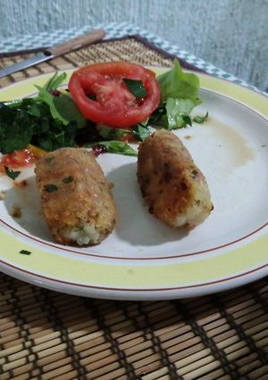 Una foto de Croquetas de atún con papa
