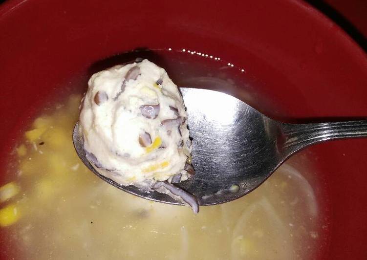 Bahan Bola-bola ayam jamur no MSG | Langkah Membuat Bola-bola ayam jamur no MSG Yang Lezat