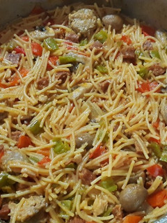 Una foto de Fideos muy sabrosos de aprovechamiento