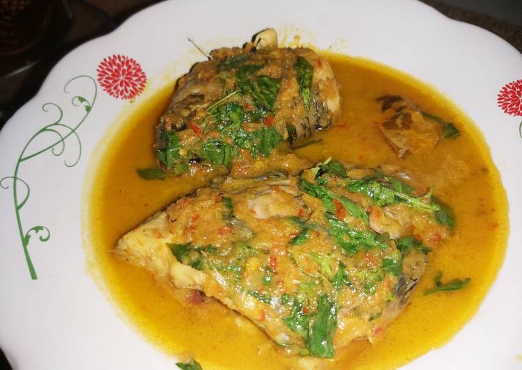 Bahan-bahan Ikan Nilla kemangi bumbu kuning santan Sederhana dan Mudah Dibuat