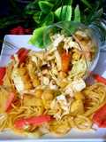 Coconut spaghetti salad