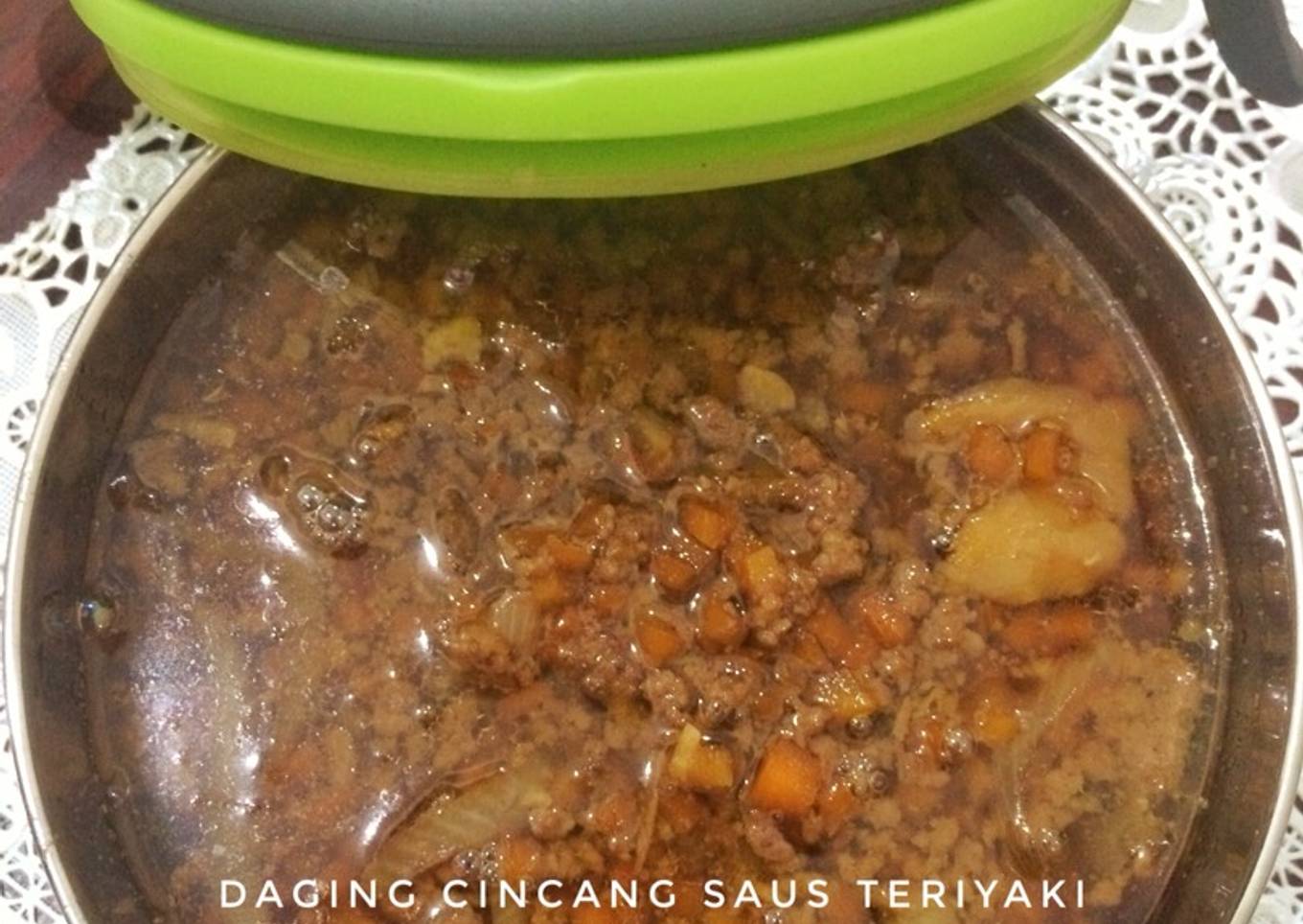 Daging Cincang Saus Teriyaki