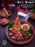 Sei Sapi Dengan Nasi Daun Jeruk