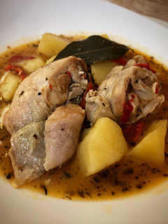 Una foto de Pollo a la Andaluza