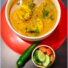 A picture of Corn curry.