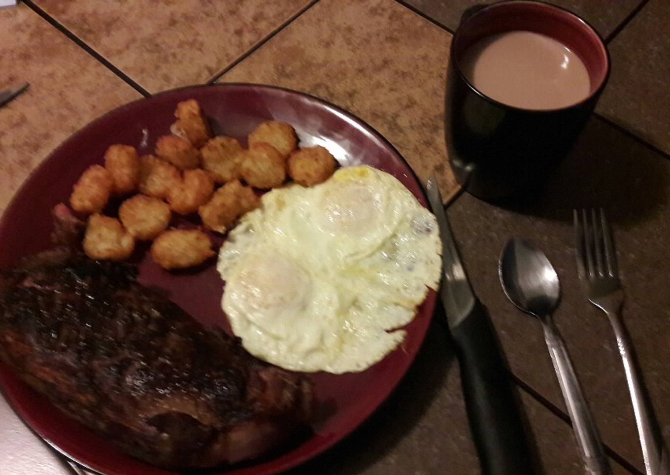 Steak breakfast