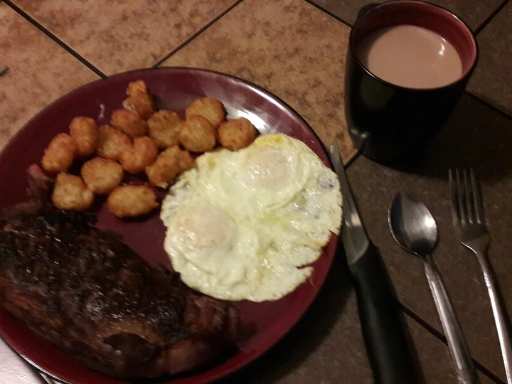 Easy Way Make Recipe Steak breakfast that is So Delicious, Really Delicious}