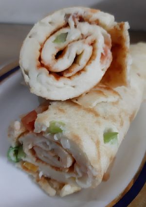 ডিম সবজির গোলা রুটি রেসিপির প্রধান ছবি