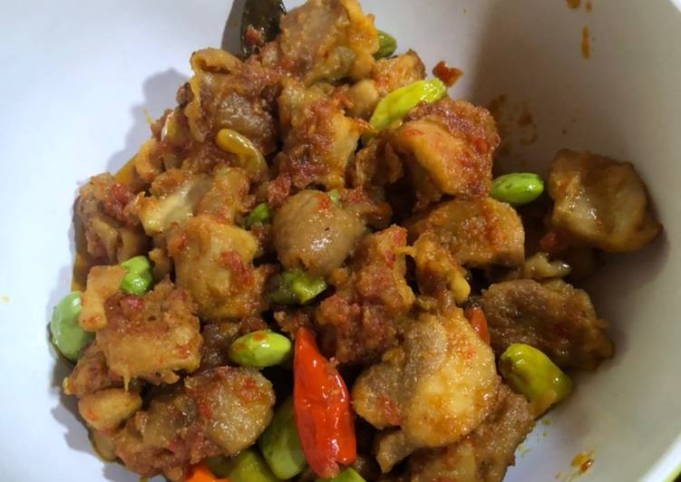 Resep Paha ayam pete pedas yang sempurna