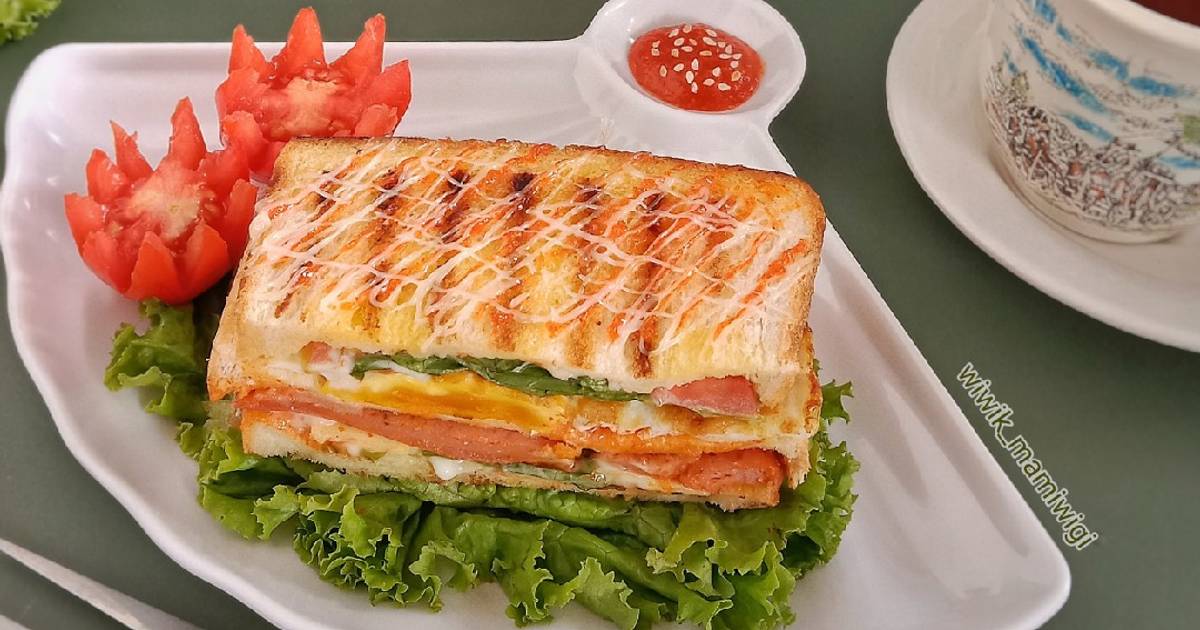 39 resep roti sandwich lapis enak dan mudah - Cookpad