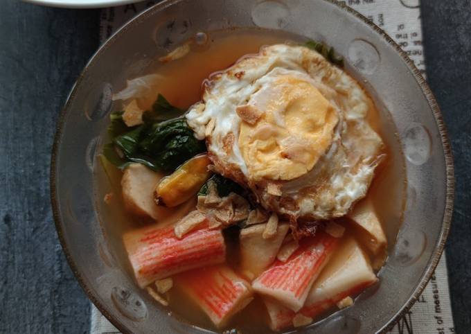 Anti Ribet, Bikin Sup soun crab stik Irit Untuk Jualan