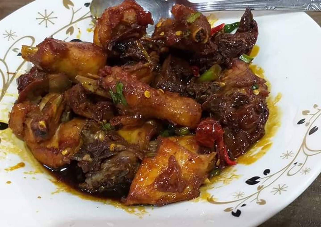 Ayam goreng kecap sedap