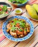 Thịt Ram Tôm Đậu Hũ