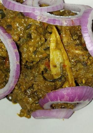 A picture of Goat meat Nkwobi.