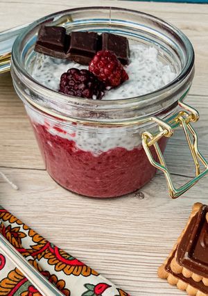 Une photo de Pudding de chia aux mûres