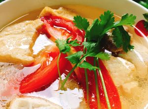 Hình của món Canh Đậu Hủ Thịt Heo.