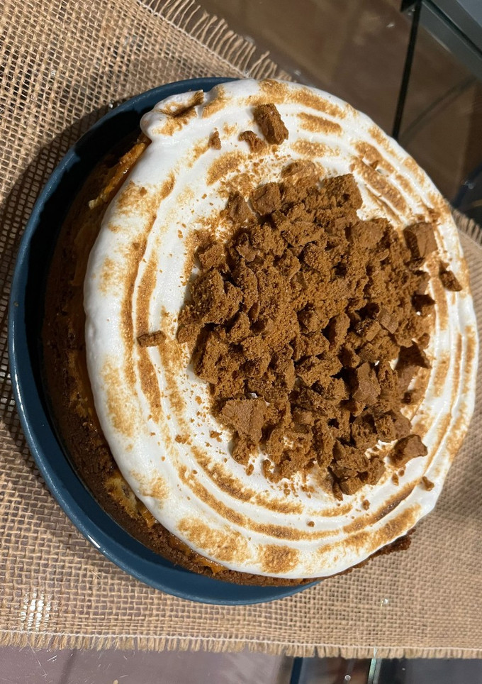 Una foto de Cheesecake de caramelo salado