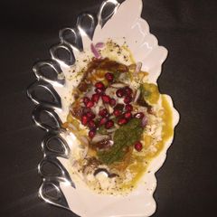 Ragda samosa chat A picture of Ragda samosa chat.