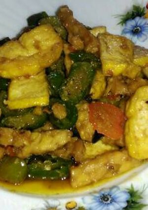 Foto resep Tumis tahu cabai hijau