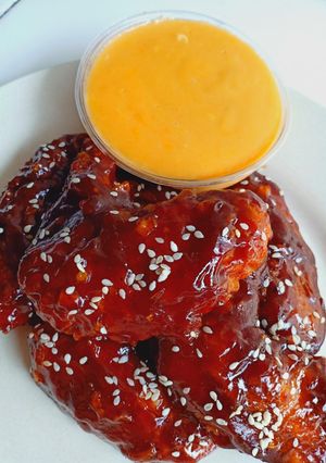 Foto resep Fire Wings ala Richeese with Cheese Sauce