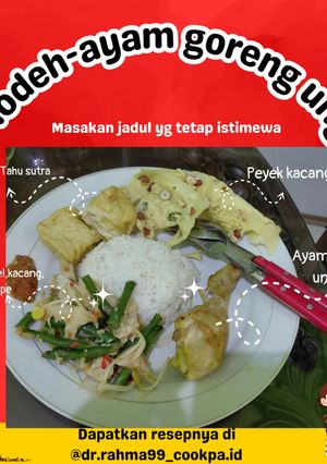 Foto resep 59. Nasi lodeh ayam goreng ungkep,