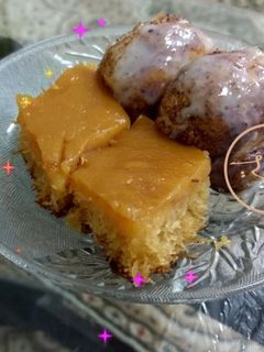 صورة لوصفة خلية النحل بالقرفه & كيكة الشعيريه بالتوفي