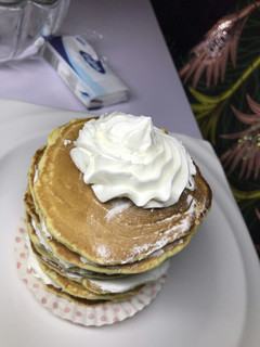 A picture of Fluffy pancakes.
