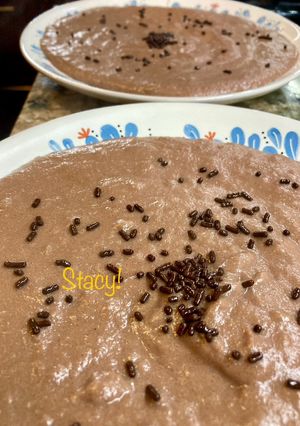 A picture of Homemade Chocolate Banana Pudding.