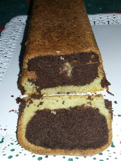 Una foto de Budín marmolado para celíacos