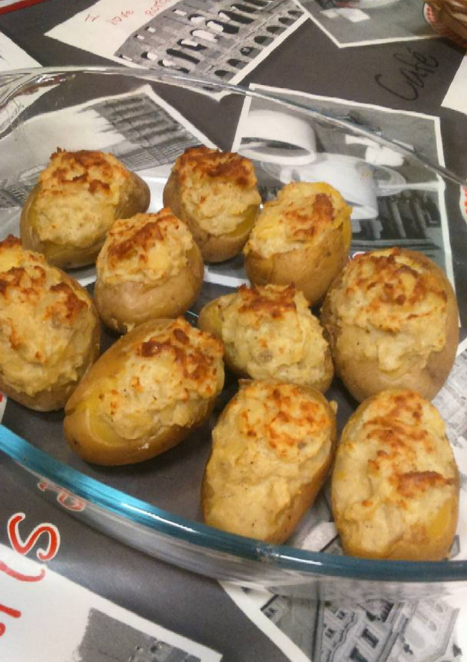 Una foto de Patatas rellenas de queso