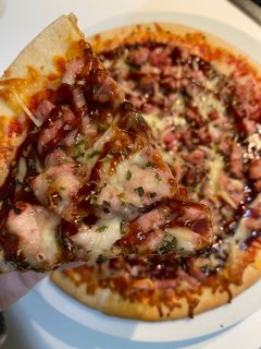 Una foto de Pizza barbacoa rápida en 20 min🍕