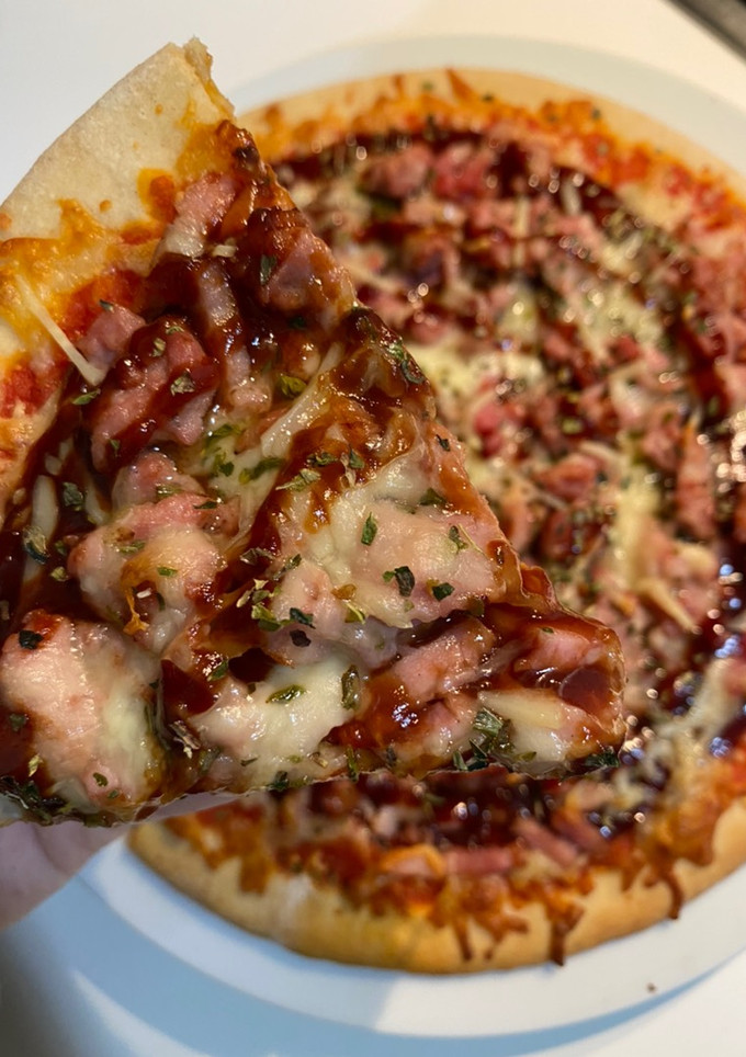 Una foto de Pizza barbacoa rápida en 20 min🍕