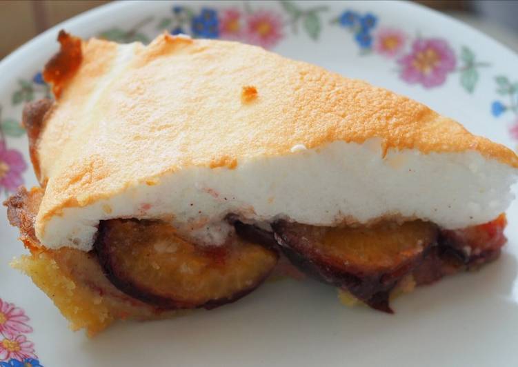 Habos szilvás pite