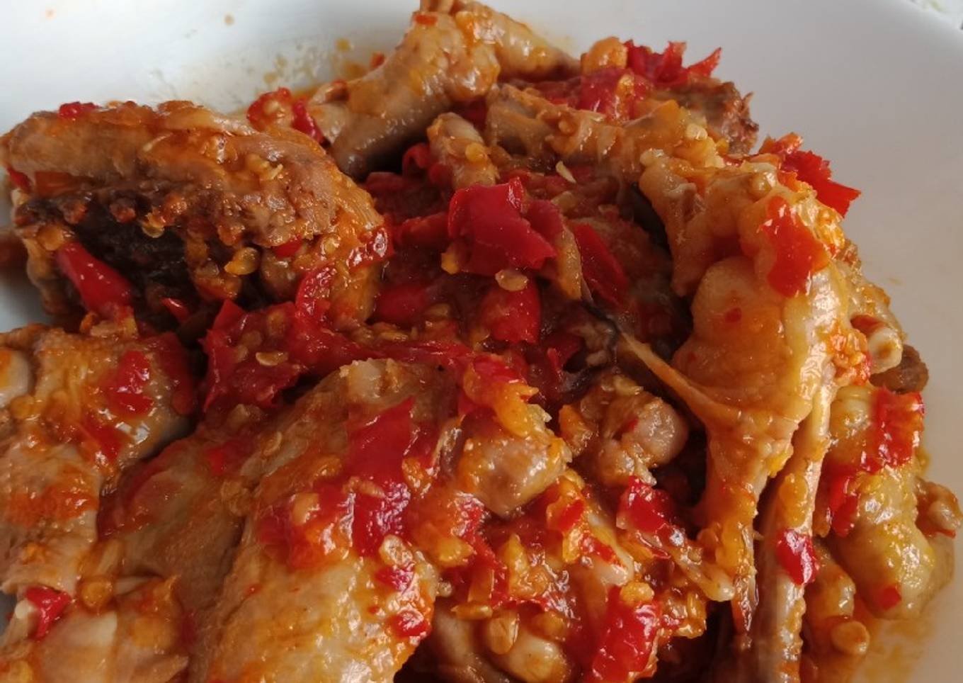Ceker Ayam Balado Pedas