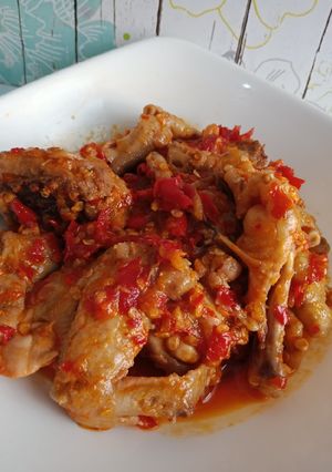 Foto resep Ceker Ayam Balado Pedas
