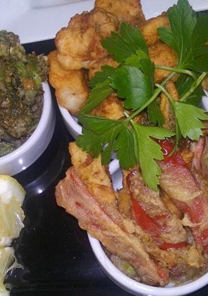 Una foto de Tempura de verduras