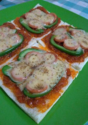 Foto resep Roti Pizza