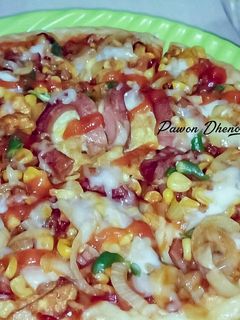 Foto resep Pizza teflon topping sayuran