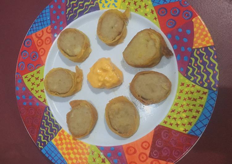 Chicken Egg Roll Ala Hokben