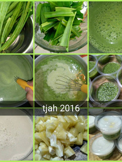 Foto resep Puding Lumut Pandan Saus Santan