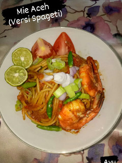 Foto resep Mie Aceh (Versi Spageti)