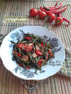 Foto resep Cah Kangkung Terasi Madura