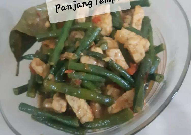 Oseng Kacang Panjang Tempe