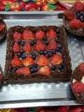 Tartaletas Frutales de Crema y Chocolate